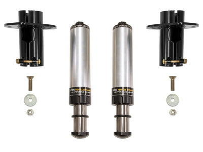 ICON 2020-2023 Jeep Gladiator/2018-2023 Wrangler JL/2007-2018 Wrangler JK, Front, 2.0 Hydraulic Bump Stop Kit