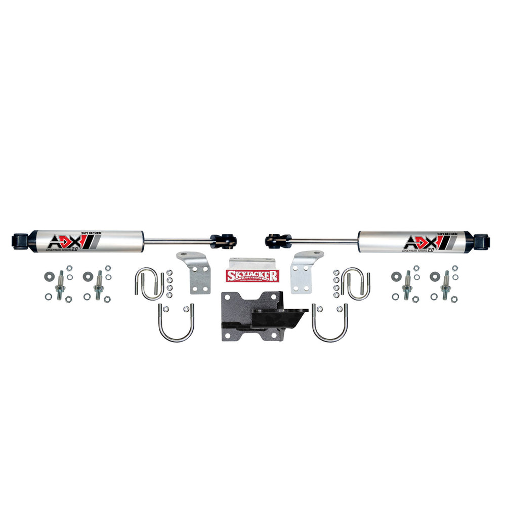 Skyjacker Suspension 2007-2018 Wrangler 4WD Dual Adx 20 Cnc Machined Polished Aluminum Stabilizer