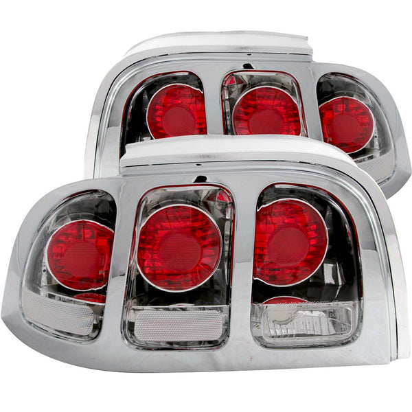 ANZO USA - Tail Light Assembly - 221018 — 1996-1998 Ford Mustang