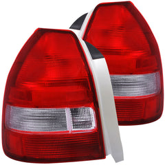 ANZO USA - Tail Light Assembly - 221135 — 1996-2000 Honda Civic