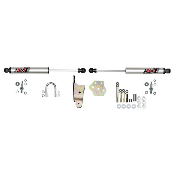 Skyjacker ADX 2.0 CNC Machined Polished Aluminum Dual Stabilizer Kit. — 30" — 1994-1997 Dodge Ram 1500 / 2500 / 3500 (2217)