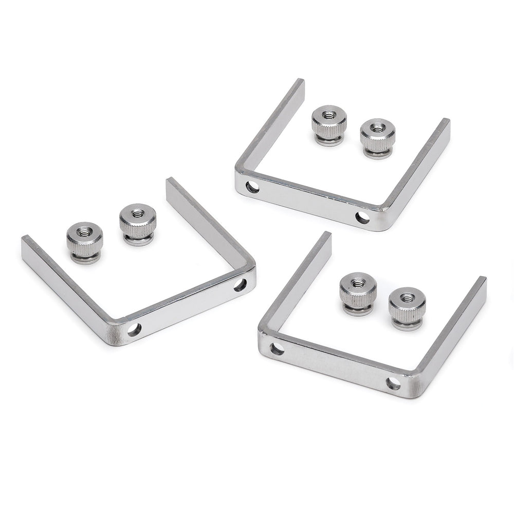 AutoMeter Gauge Bracket Kit, 2-1/16", Aluminum, Qty 3