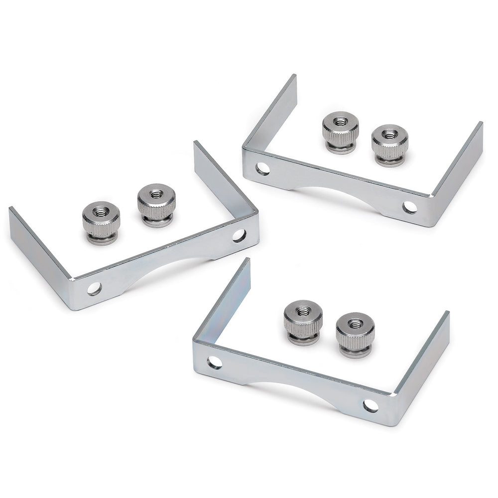 AutoMeter Gauge Bracket Kit, 2-5/8", Aluminum, Qty 3