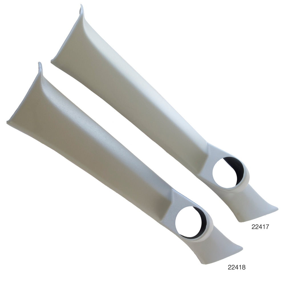 AutoMeter A-Pillar, Full, Single, 2-5/8", Gray, Honda Civic (2DR.) 92-95 EG