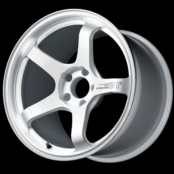 Advan Roue GT Beyond 18X9.5 / +22 déport / 5x120 BC / +22mm alésage / blanc Racing