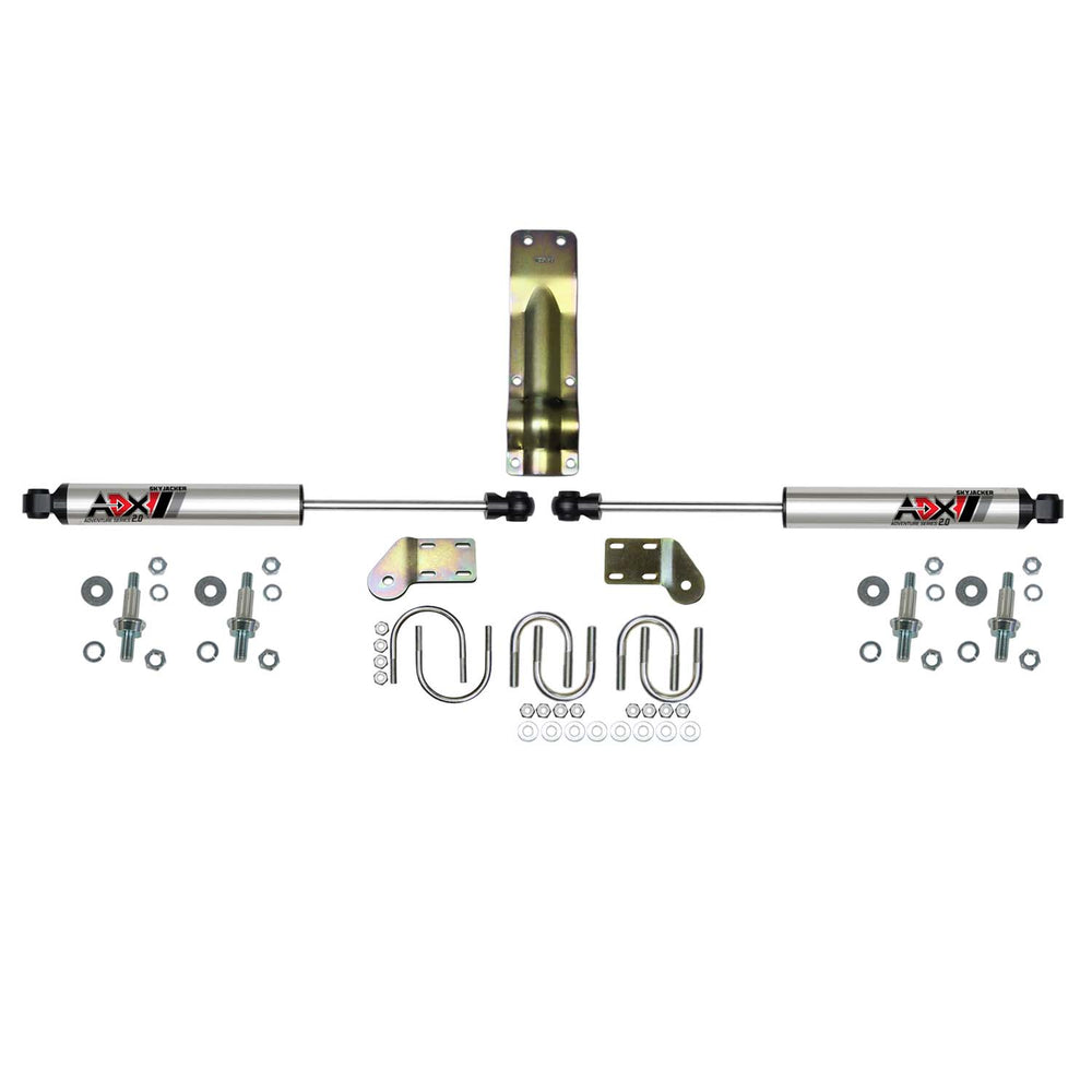 Skyjacker Suspension 2005-2024 Ford F250/F350 4WD Dual Adx 20 Cnc Machined Polished Aluminum Stabilizer K