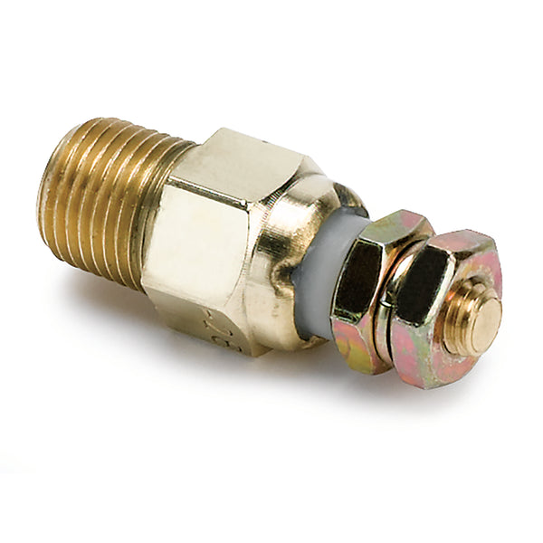 AutoMeter Sensor, Temperature, 1/8NPTF Male, Shallow Depth, Short Sweep Elec.
