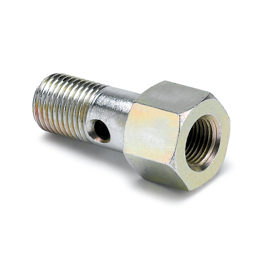 AutoMeter Fitting, Adapter, M12x1.25 Banjo Bolt to 1/8" Nptf Female, Fuel Pressure