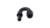 Vibrant Performance - 22804 - Push-On 180 Degree Hose End Elbow Fitting; Hose Size: -4AN