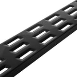 Raptor 2007-2021 Tundra Crewmax 5In Sport Step Slide Track Running Boards Black Textured Aluminum