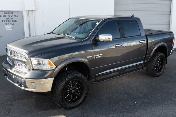 Raptor Series Sport Step Running Boards BLK Textured Aluminum Part# 2302-0062BT (RAP2302-0062BT)