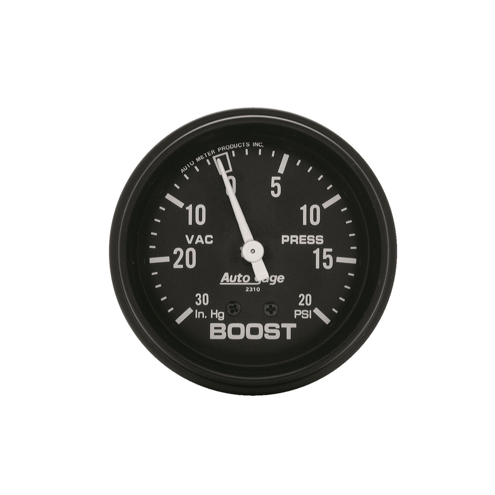 AutoMeter 2-5/8" Boost/Vacuum, 30 in HG/20 PSI, Auto Gage