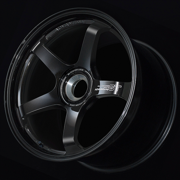 Advan Roue GT pour Porsche 21x10.5 / +50 déport / 5x130 / 71.8mm alésage / noir titane Racing