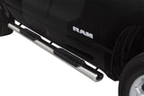 Lund Side Bars 4in Oval Straight - Stainless Steel