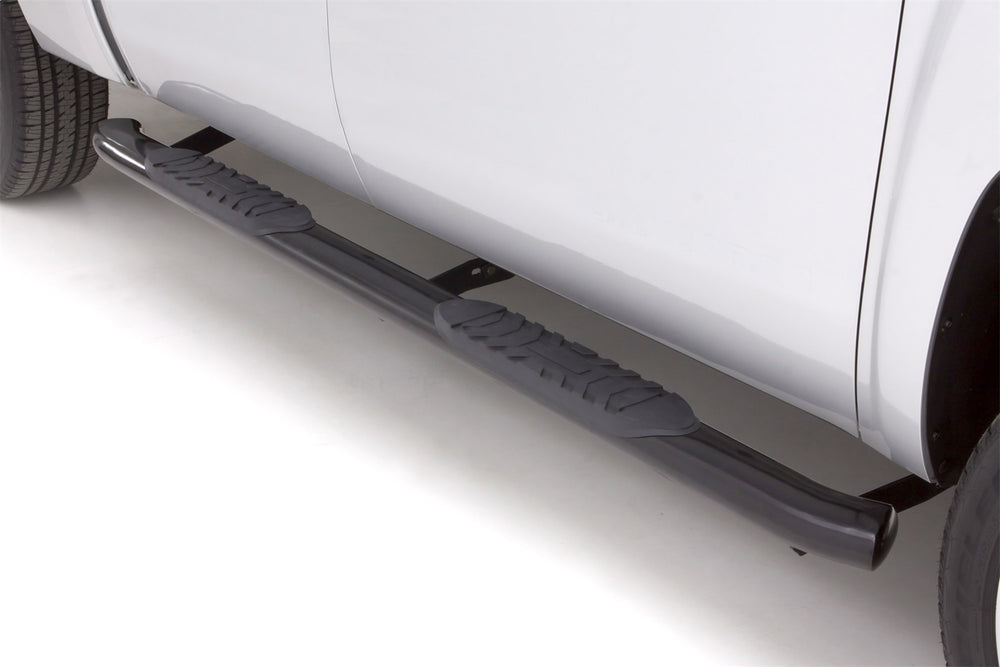 Lund Marchepieds tubulaires ovales courbés 5 po - Noir