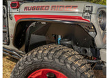 Rugged Ridge 18C Wrangler Inner Fender Liners Rear Aluminum Black - image 2