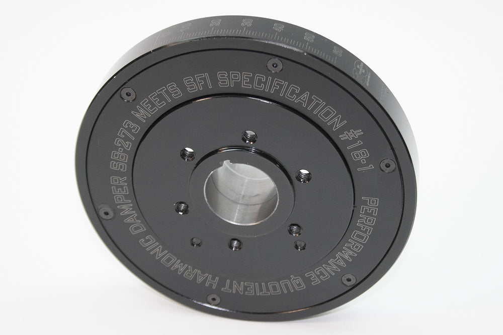 PRW - Pro Series SFI-Rated Injected-Elastomer Damper, Black - 2431841