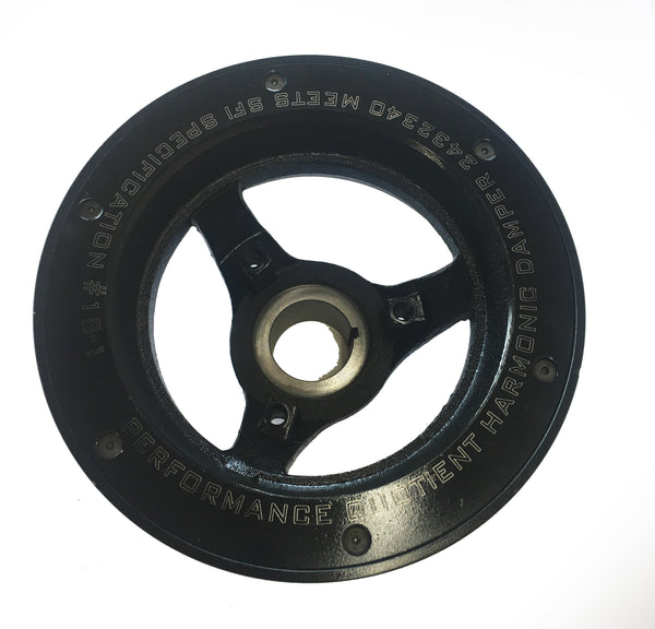 PRW - Pro Series SFI-Rated Injected-Elastomer Damper, Black - 2432340