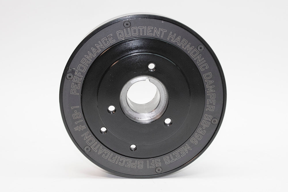PRW - Pro Series SFI-Rated Injected-Elastomer Damper, Black - 2439640