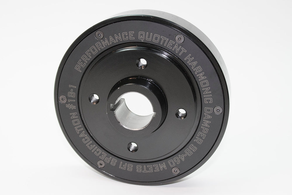 PRW - Pro Series SFI-Rated Injected-Elastomer Damper, Black - 2446040