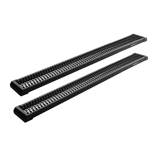 Raptor Series HD WorkStep Running Boards Black Textured Aluminum - Part# 2456-0200BT (RAP2456-0200BT)
