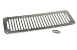 Kentrol Évent de capot 8 trous 87-95 Jeep Wrangler YJ - argent poli