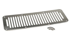 Kentrol Évent de capot 8 trous 87-95 Jeep Wrangler YJ - argent poli