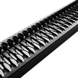 Raptor 2019+ Silverado/Sierra 1500/2500/3500 Dble Cab Aluminum Hd Running Boards Black Text