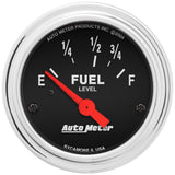 2-1/16" FUEL LEVEL, 73-10 Ohm, TRAD. CHROME