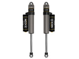 ICON 1999-2004 Ford F-250/F-350 Super Duty 4WD, 3-6” Lift, Front, V.S. 2.5 Aluminum Series Shock Absorbers, Piggyback Reservoir, Pair (37710P)