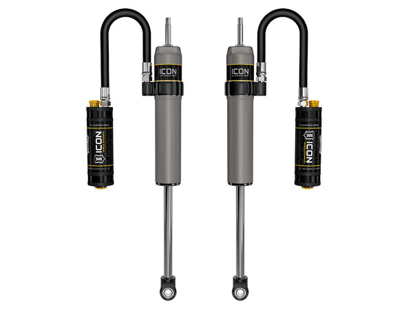 ICON 1991-2007 Toyota Land Cruiser 80/100 Series, 4-6” Lift, Rear, V.S. 2.5 Aluminum Series Shock Absorbers, Remote Reservoir w/ CDCV, Pair (57804CP)