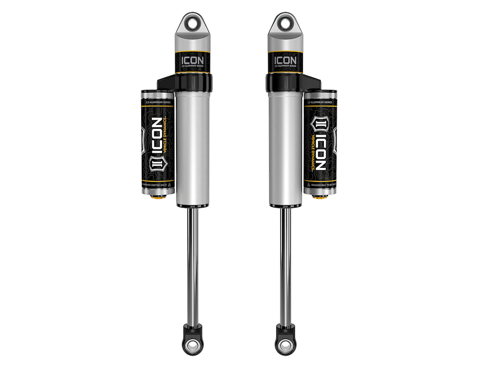 ICON 2001-2019 GM 2500/3500 HD, 6-8” Lift, Rear 2.5 VS Piggyback Res Shocks, Pair