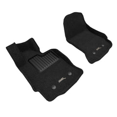 3D MAXpider Ensemble complet de tapis de sol Elegant 14-19 Chevrolet Corvette C7 (2 pièces) - noir