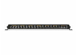 Go Rhino 20.5In Blackout Combo Series Single Row Light Bar with Amber Lighting Blk