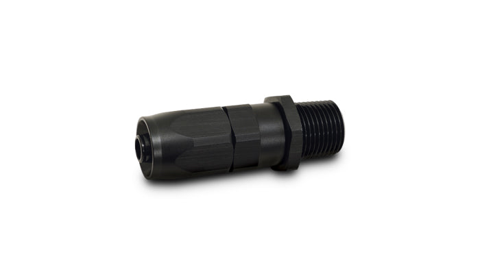 Vibrant Performance - 26001 - Male Straight Hose End Fitting - Size: -6AN - Pipe Thread 1/4 in. NPT