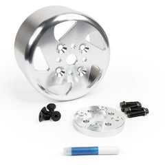 PRW - PULLEY KIT, WATER PUMP, 83mm Deep, Silver Anodized - 2636413