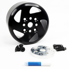 PRW - PULLEY KIT, WATER PUMP, 83mm Deep, Black Anodized - 2636417