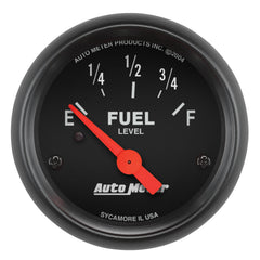 AutoMeter 2-1/16" Fuel Level, 240-33 Ohm Sse, Z-Series
