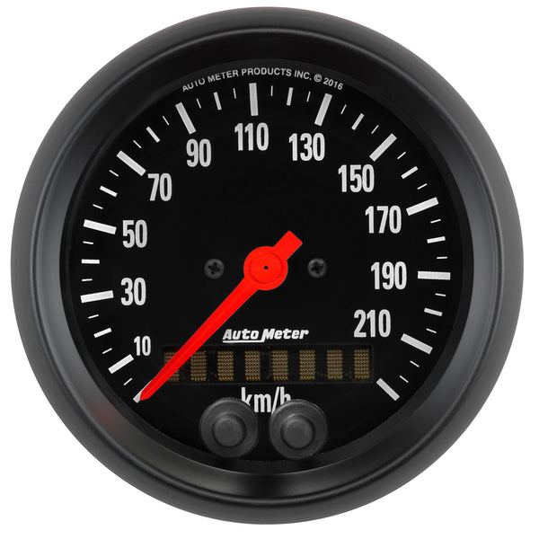 AutoMeter Gauge, Speedometer, 3 3/8", 225KM/H, GPS, Z-Series