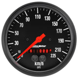 GAUGE, SPEEDOMETER, 5", 225KM/H, GPS, Z-SERIES