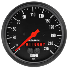 AutoMeter Gauge, Speedometer, 5", 225KM/H, GPS, Z-Series