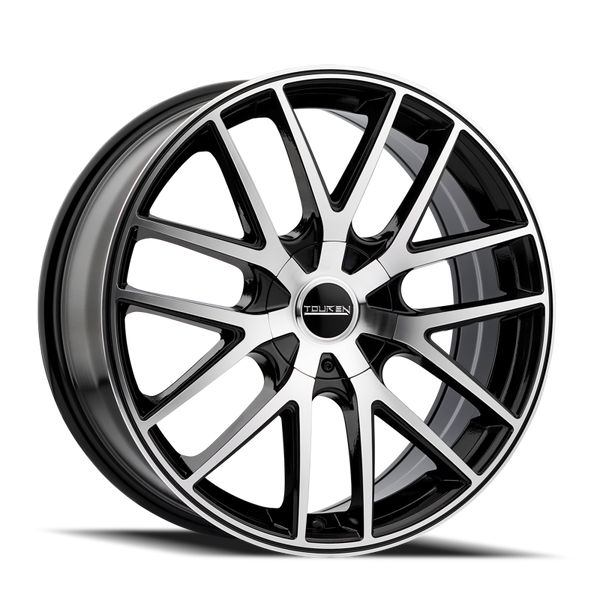 Touren Roue 3260 TR60 20x8.5 / 5x127 / déport 40mm / moyeu 71.5mm - noir brillant usiné