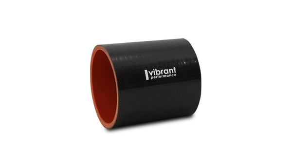 Vibrant Performance - 2722 - Straight Hose Coupler, 4.50 in. I.D. x 3.00 in. long - Black