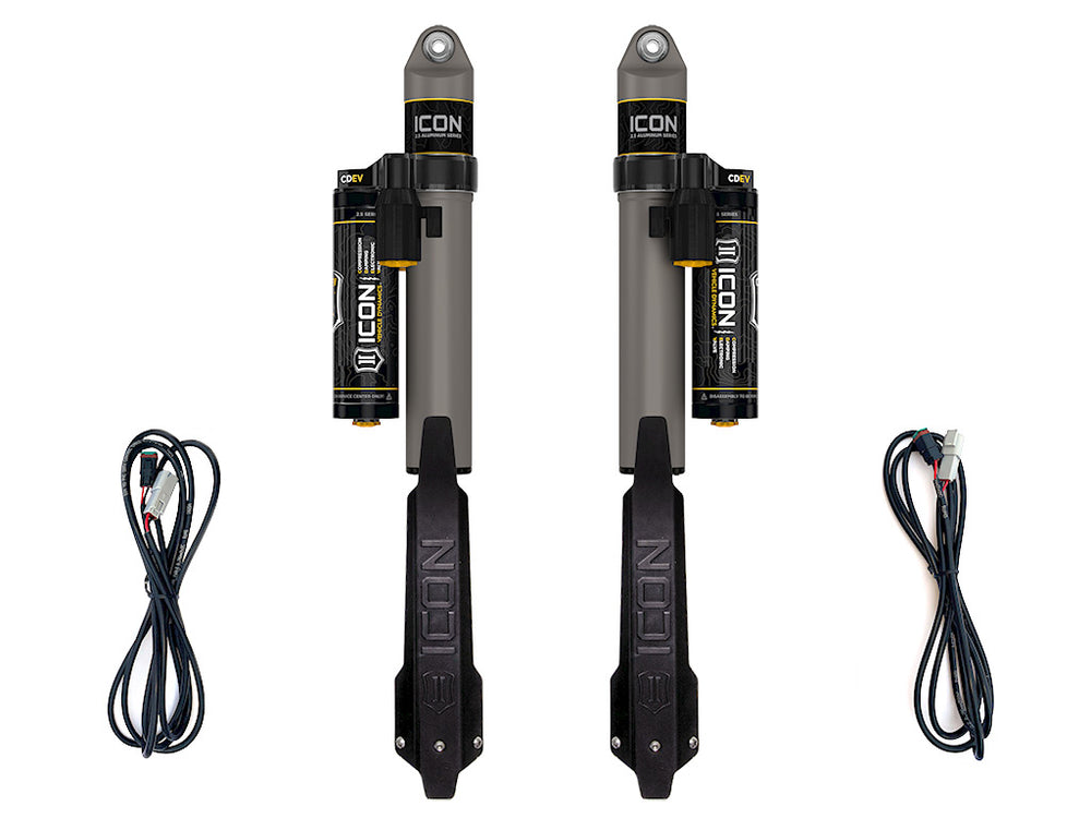 ICON 2020-2023 Jeep Gladiator, 1.5" Lift, Rear, V.S. 2.5 Aluminum Series Shock Absorbers, Piggyback Reservoir (27727EP)