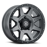 ICON Rebound 18x9 5x150 25mm Offset 6in BS 110.1mm Bore Titanium Wheel (1818905560TT)
