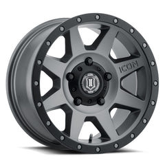 Icon Vehicle Dynamics Icon Alloys Rebound Titanium 18 x 9/5 x 150/25MM/6IN BS