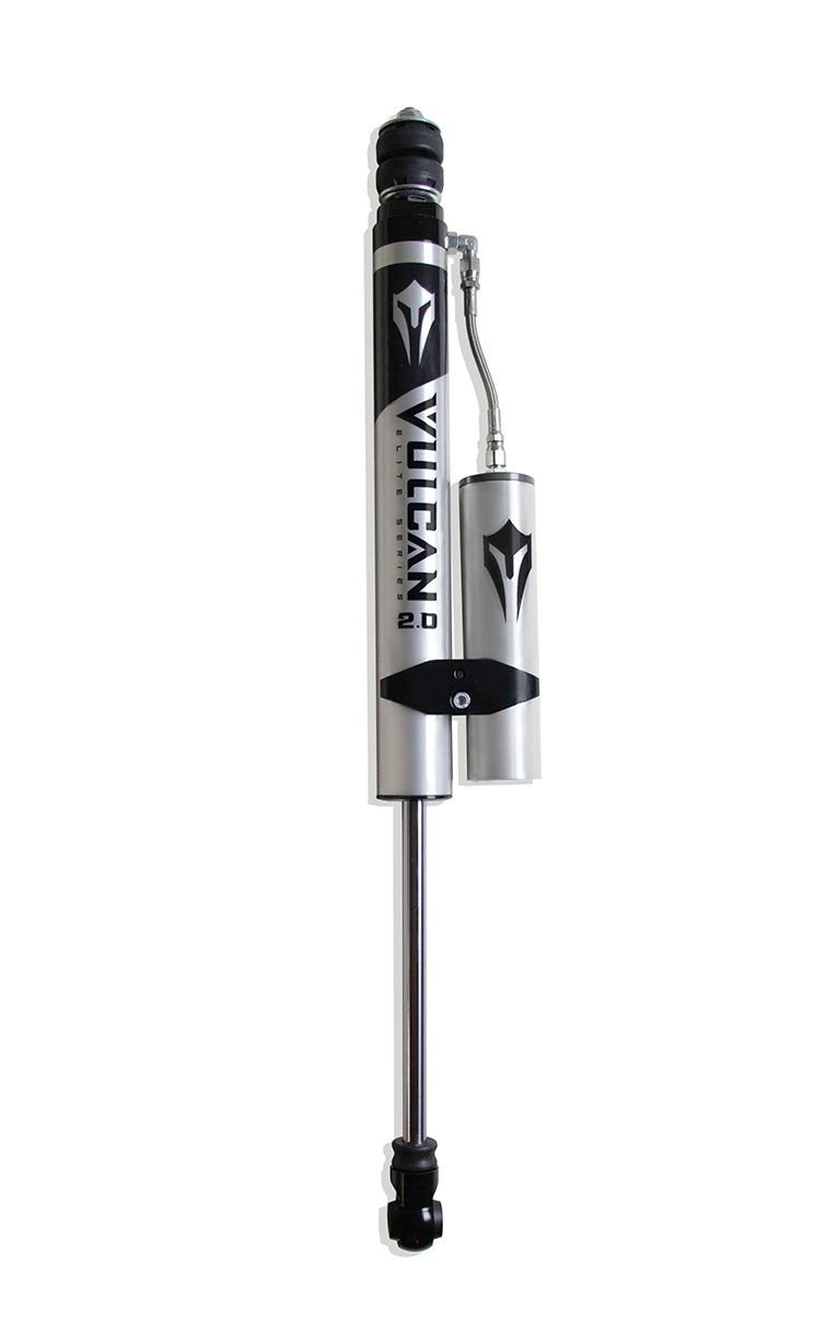 MaxTrac Suspension Shocks (6Lug) — Vulcan Reservoir Shocks — 2013-2024 Ram 3500 & 2014-2026 Ram 2500 & 2017-2025 Ford F-250 Super Duty / Ford F-350 Super Duty and more (2800SLVR-4)