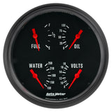 Autometer Gauge QUAD 5IN 0 E90 F ELEC Zseries (ATM2819)