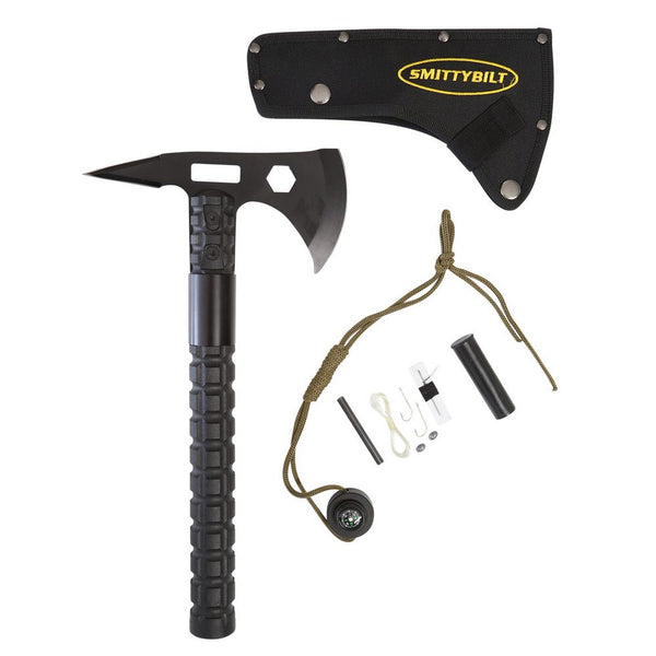 Smittybilt Trail Axe with Blade Sheath - 402 Stainless Blade
