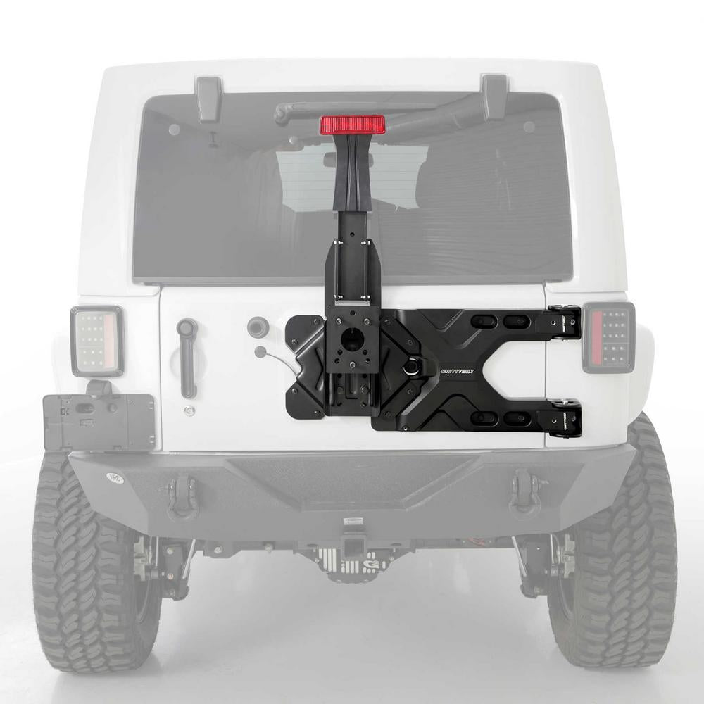 Smittybilt Tire Carrier — 2007-2018 Jeep Wrangler (SMB2843)